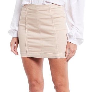 Free People Pink Mini Skirt